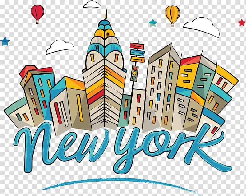Metropolitan Museum of Art Empire State Building The New York Hand & Wrist Center, Drawing comic world of New York City landmarks transparent background PNG clipart