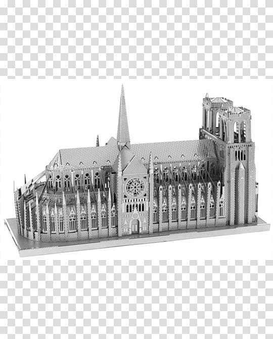 Notre-Dame de Paris Jigsaw Puzzles 3D-Puzzle Cathedral Catholicism, Cathedral transparent background PNG clipart