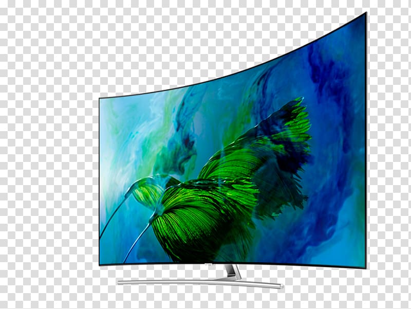 Quantum dot display Television Samsung LED-backlit LCD Smart TV, samsung transparent background PNG clipart