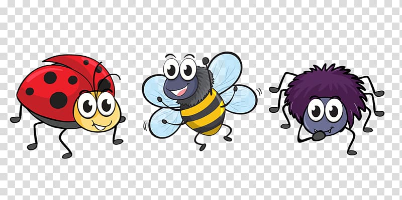 Insect Cartoon Bee , Cartoon bug transparent background PNG clipart