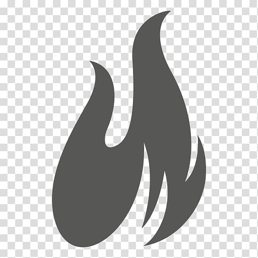 Silhouette Flame Fire Combustion, black cool flame transparent background PNG clipart