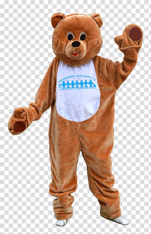 Teddy bear Mascot Freier Träger Kinder, und Jugendhilfe Deutscher Paritätischer Wohlfahrtsverband, Indira Gandhi transparent background PNG clipart