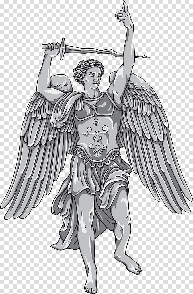 Archangel Michael Saint Gabriel, angel transparent background PNG clipart