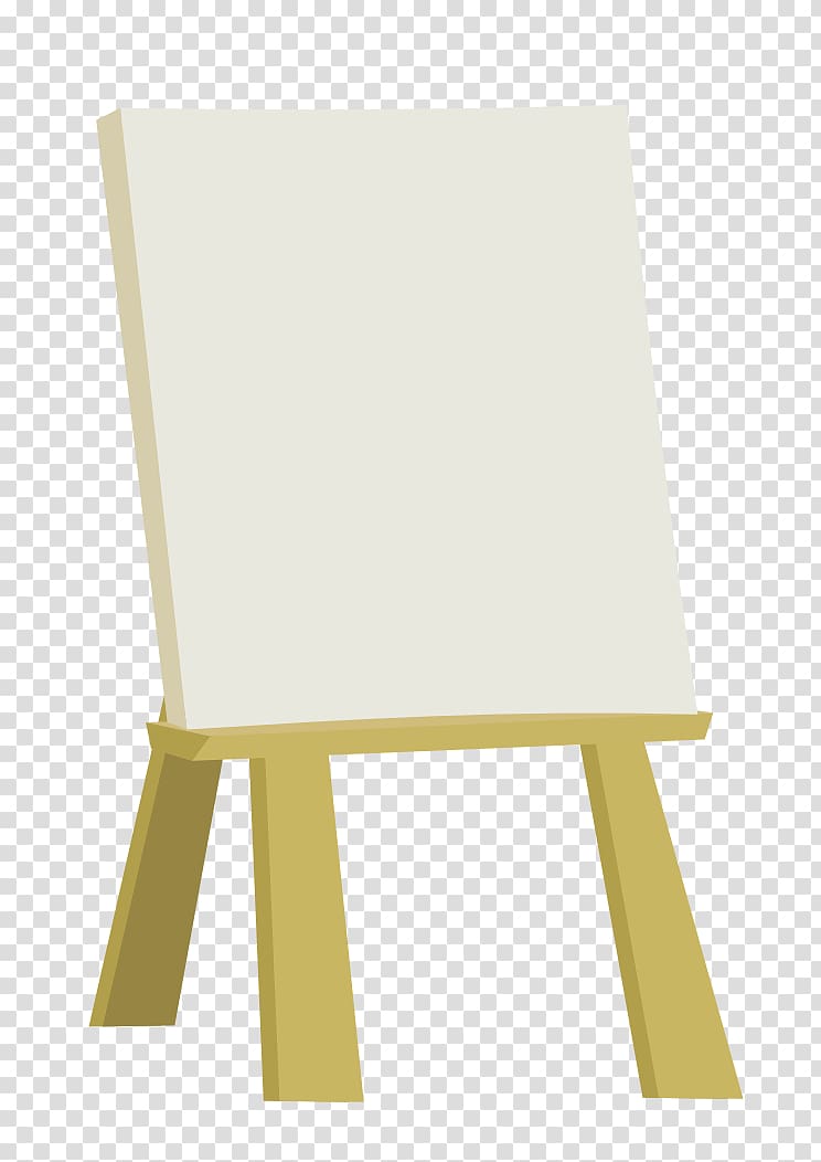 Table Easel Furniture Wood Chair, canvas transparent background PNG clipart