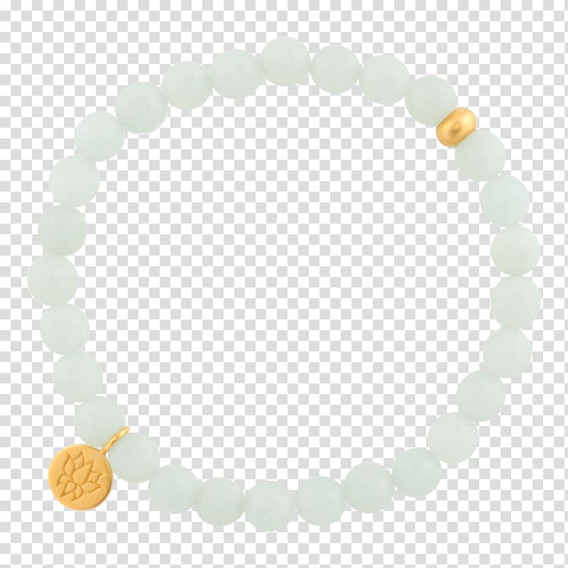 Bracelet Bead Necklace Body Jewellery Gemstone, lotus jade rabbit transparent background PNG clipart