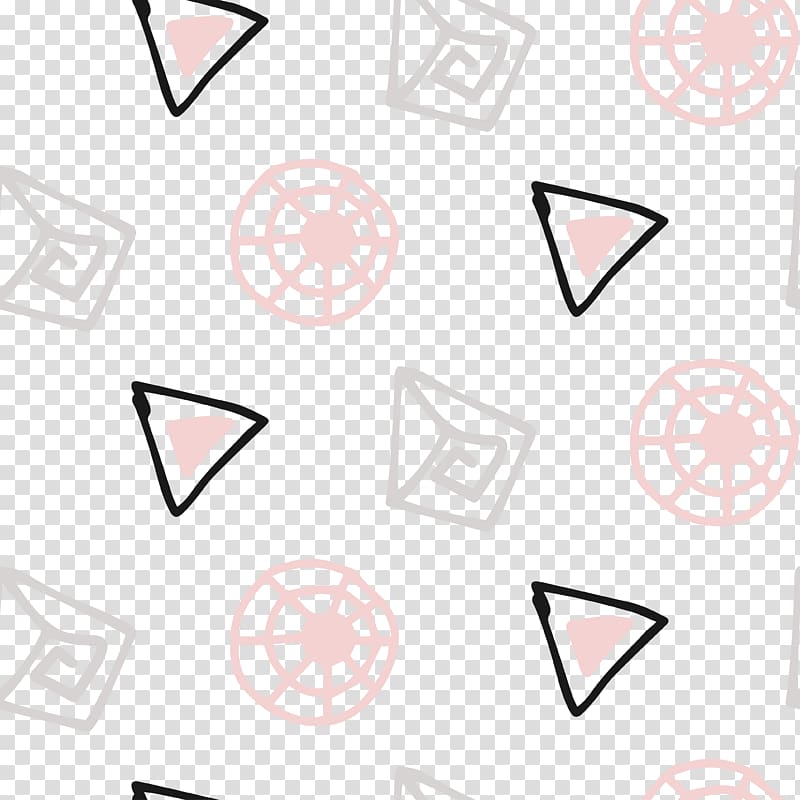 Triangle Pattern, Free buckle,lovely,background transparent background PNG clipart