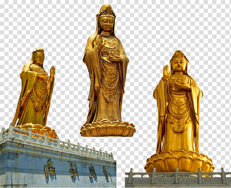 Mount Putuo Guanyin 不肯去觀音院 Bodhisattva 梵音洞, Grecobuddhist Art transparent background PNG clipart