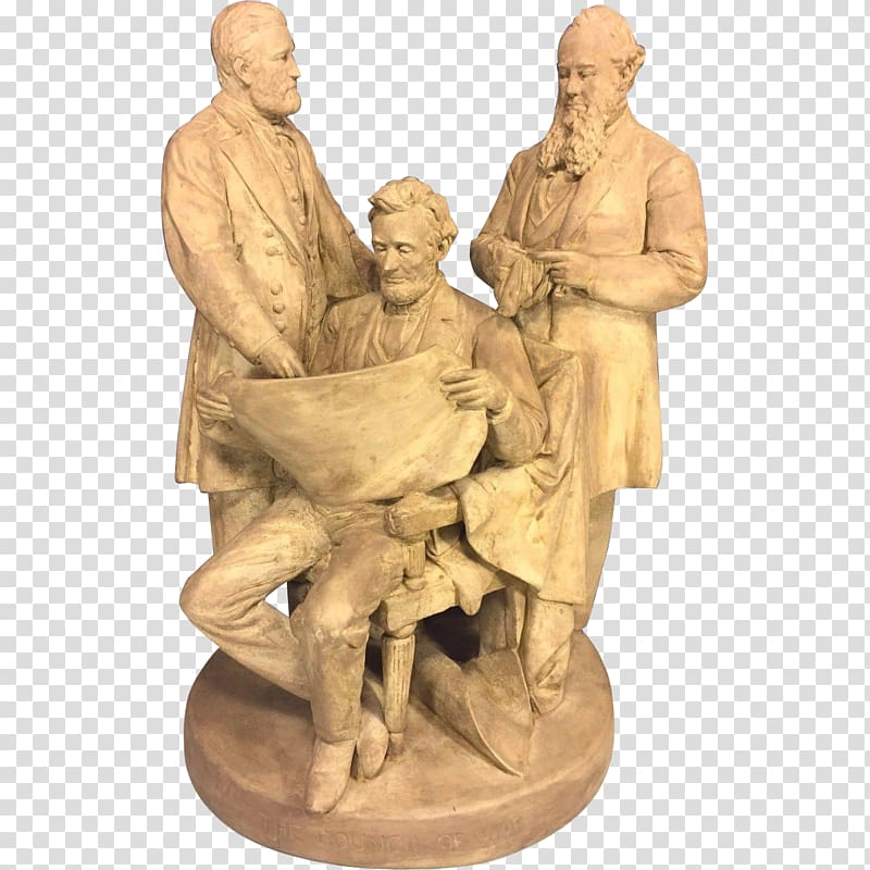 Statue American Civil War Abraham Lincoln Sculpture Figurine, chinese military uniform transparent background PNG clipart