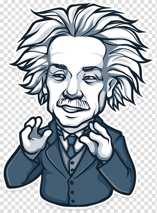 Albert Einstein Quotes Sticker Albert Einstein\'s brain Decal, scientist transparent background PNG clipart