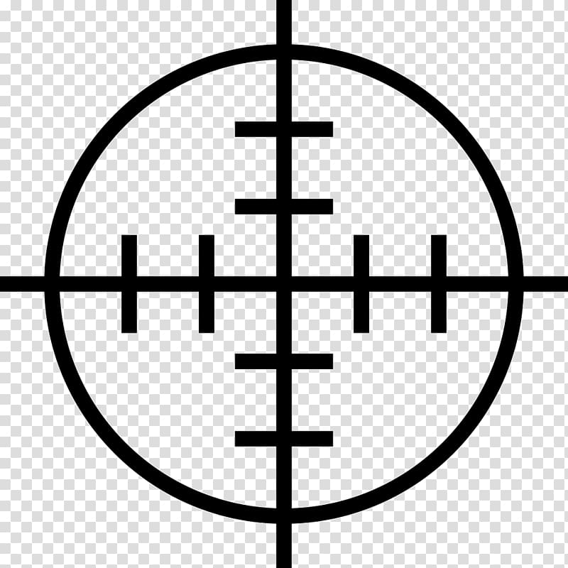 Shooting target Gun Weapon Reticle, shooting transparent background PNG clipart