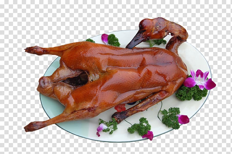 Roast goose Char siu Duck Cantonese cuisine, Roast goose transparent background PNG clipart