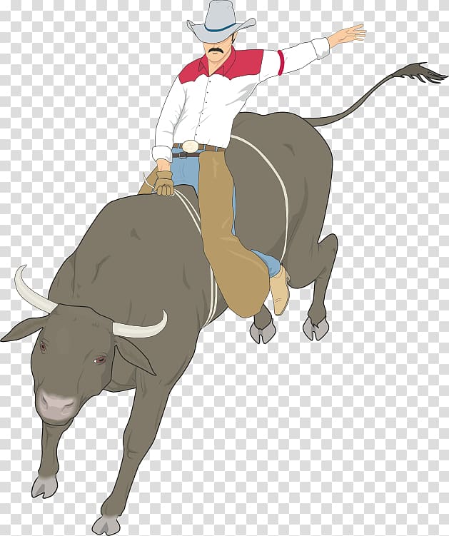 Cattle Bull riding Rodeo , bull transparent background PNG clipart