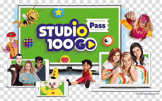 Studio 100 TV Television Proximus Group, children illustrations transparent background PNG clipart