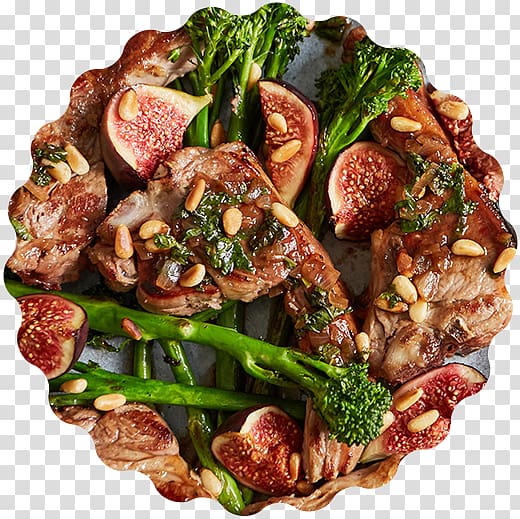 Broccoli Vegetarian cuisine Meat Recipe Vegetarianism, Lamb chops transparent background PNG clipart
