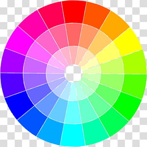 Color wheel Color theory Monochromatic color Color scheme Complementary colors, large colorfull lense transparent background PNG clipart thumbnail