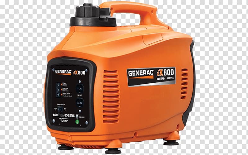 Generac Power Systems Generac iX800 Inverter Generator Engine-generator Electric generator Generac iQ2000 Inverter Generator, generator repair transparent background PNG clipart