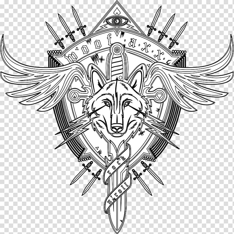 Sketch Logo Headgear Line art Black, Dragoart Wolf Coloring Pages transparent background PNG clipart