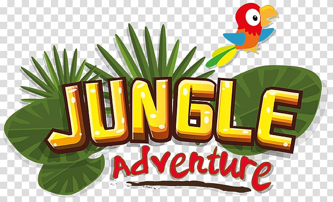 Logo Jungle Adventure Film Brand, animals in the jungle cartoon transparent background PNG clipart