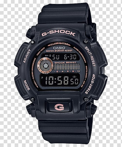 Master of G G-Shock Shock-resistant watch Casio, watch transparent background PNG clipart
