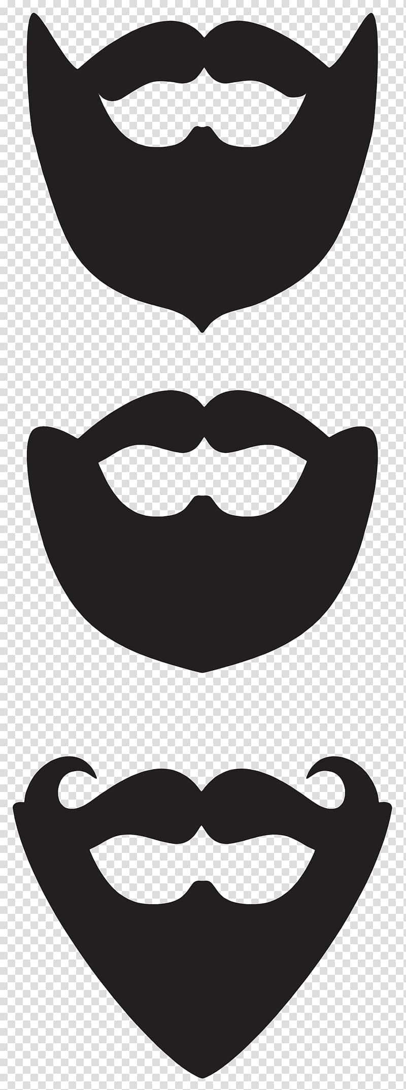 three black beard and mustache illustration, Movember Beard , Beards transparent background PNG clipart