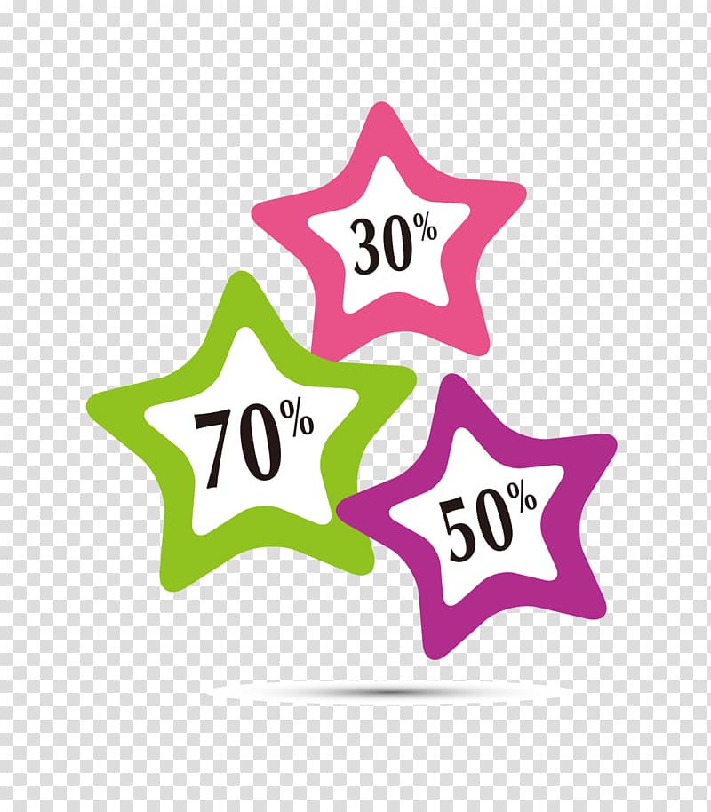 Bakery Label Sticker, cute cartoon star classification transparent background PNG clipart
