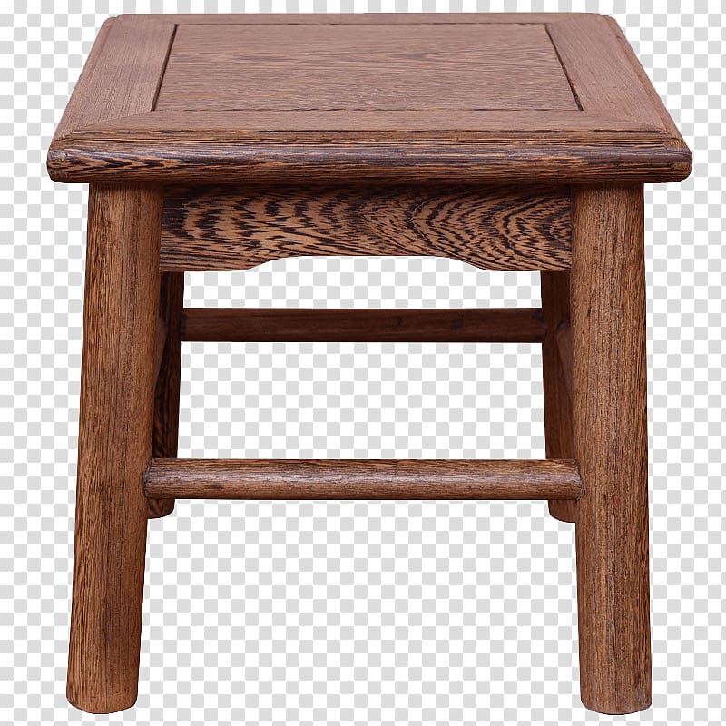 Stool Table Chair, Bamboo chair small square stool transparent background PNG clipart