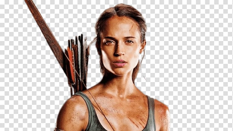 Tomb Raider Alicia Vikander Lara Croft Lord Richard Croft Film, Tomb Raider transparent background PNG clipart