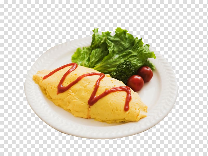 Omelette Omurice Japanese Cuisine Fried rice Fried egg, Food,breakfast transparent background PNG clipart