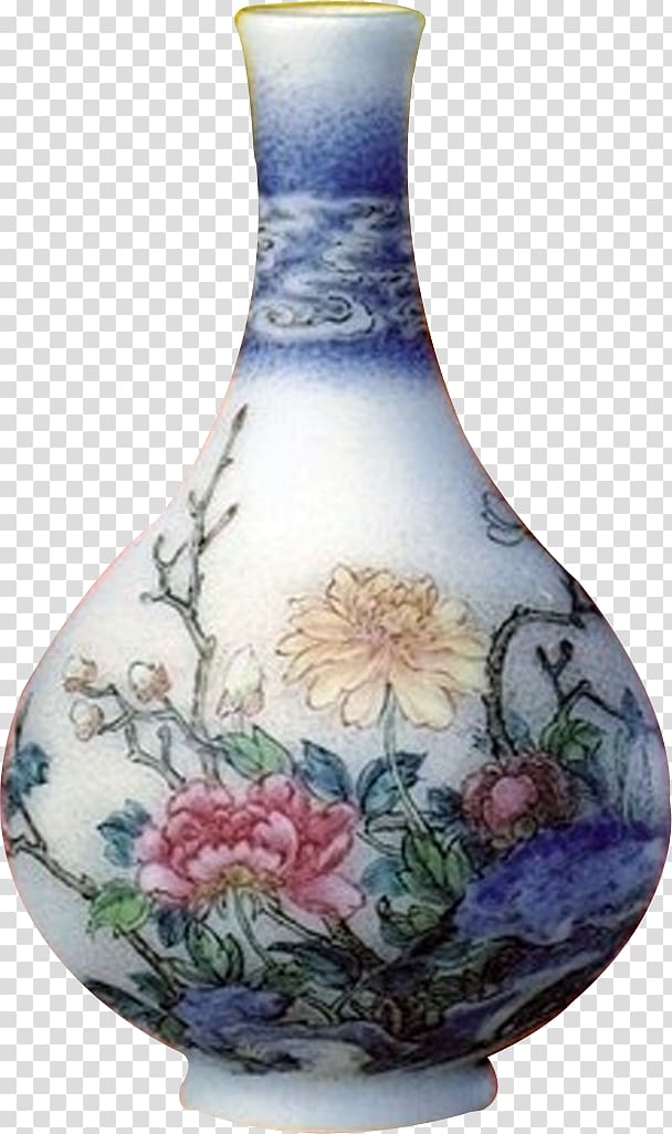 Blue and white pottery Ceramic Jingdezhen Porcelain, antique transparent background PNG clipart