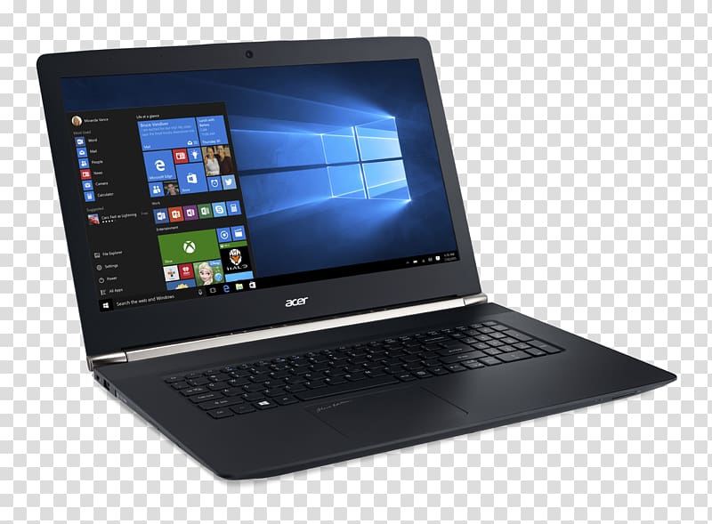 Laptop Acer Aspire Skylake Computer Intel Core i7, Laptop transparent background PNG clipart