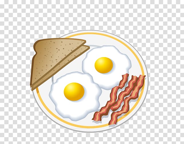 Breakfast Fried egg Omelette Drawing, nutritious breakfast transparent background PNG clipart