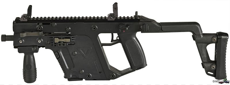 KRISS Submachine gun .45 ACP Weapon, machine gun transparent background PNG clipart