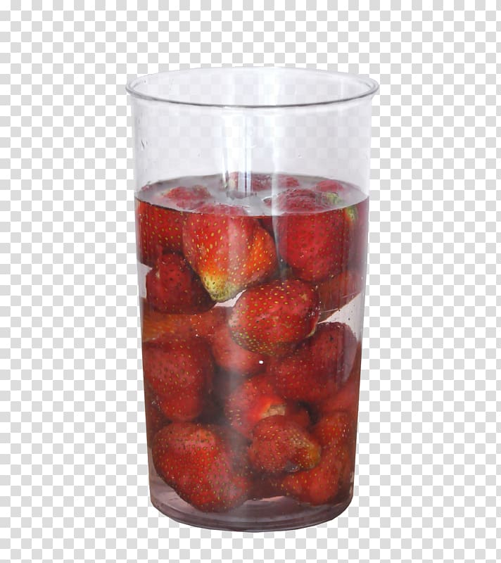 Strawberry Element Six Water, Strawberry cup blisters transparent background PNG clipart
