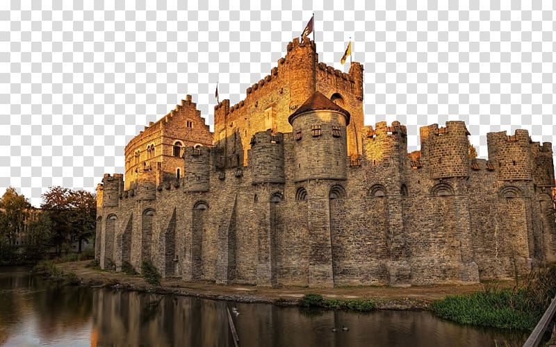 Gravensteen Gatehouse Ghent Castle Desktop , Belgium City Nature transparent background PNG clipart