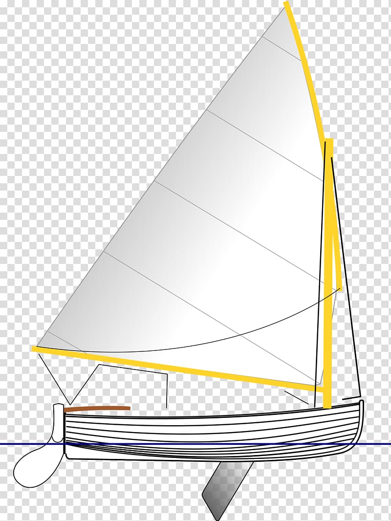 Dinghy sailing Yawl 12 foot dinghy, sail transparent background PNG clipart