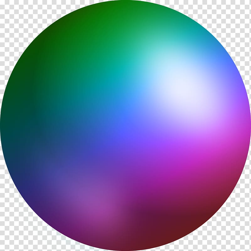 Sphere Rainbow , colorful sphere transparent background PNG clipart