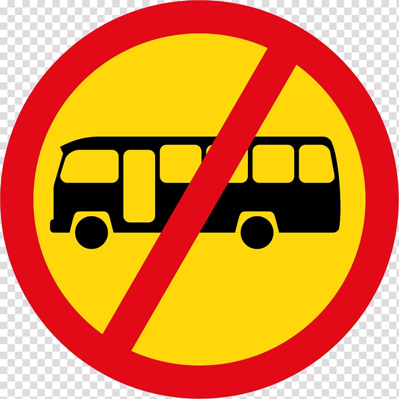 Traffic sign South Africa Bus Botswana, prohibition of parking transparent background PNG clipart