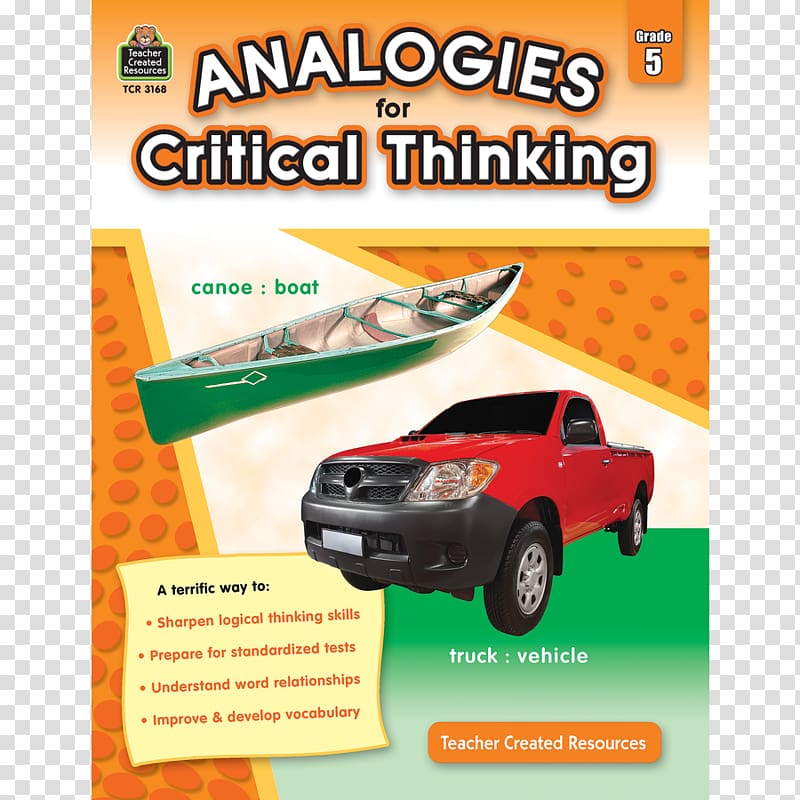 Analogies for Critical Thinking: Grade 5 Cognition Thought Skill, Critical Thinking transparent background PNG clipart
