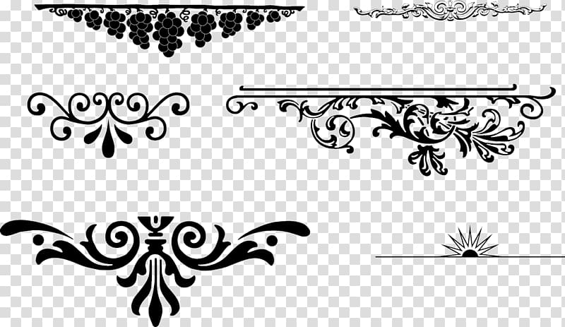 Graphic design Interior Design Services Visual design elements and principles, Lace Boarder transparent background PNG clipart
