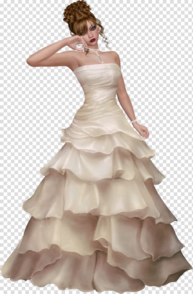 Wedding dress Bride Gown, Bride transparent background PNG clipart