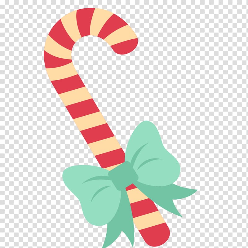 Candy cane Santa Claus Paper Christmas , Santa crutches transparent background PNG clipart