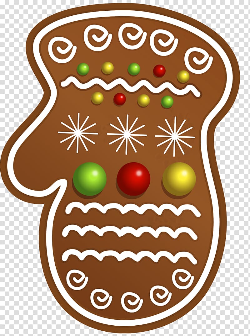 Christmas chocolate mitten illustration, Christmas cookie Peanut butter cookie Chocolate chip cookie , Christmas Cookie Glove transparent background PNG clipart