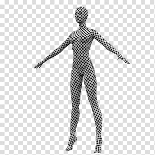 Polygon mesh 3D computer graphics 3D modeling Woman, character model transparent background PNG clipart