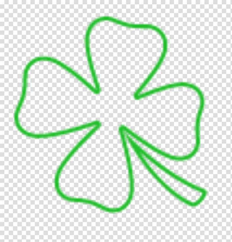 Four-leaf clover Drawing Luck, Four Leaf Clover transparent background PNG clipart