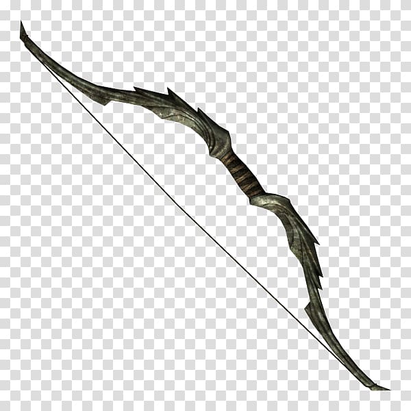 Bow and arrow The Elder Scrolls V: Skyrim Orc Weapon, weapon transparent background PNG clipart