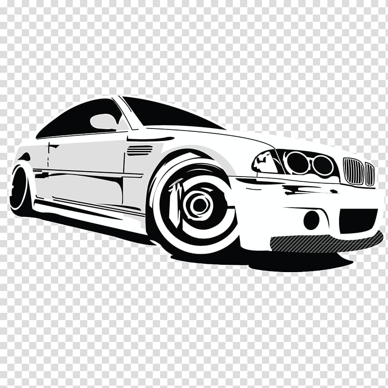 white car illustration, BMW M3 BMW 3 Series Car BMW 5 Series, bmw transparent background PNG clipart