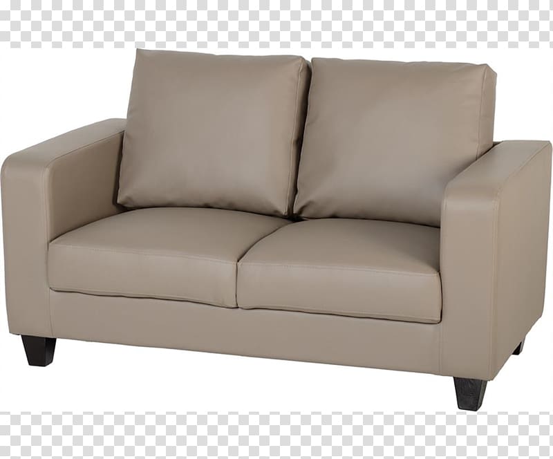 Couch Chair Cocoa Faux Leather (D8506) Furniture Seat, Artificial Leather transparent background PNG clipart
