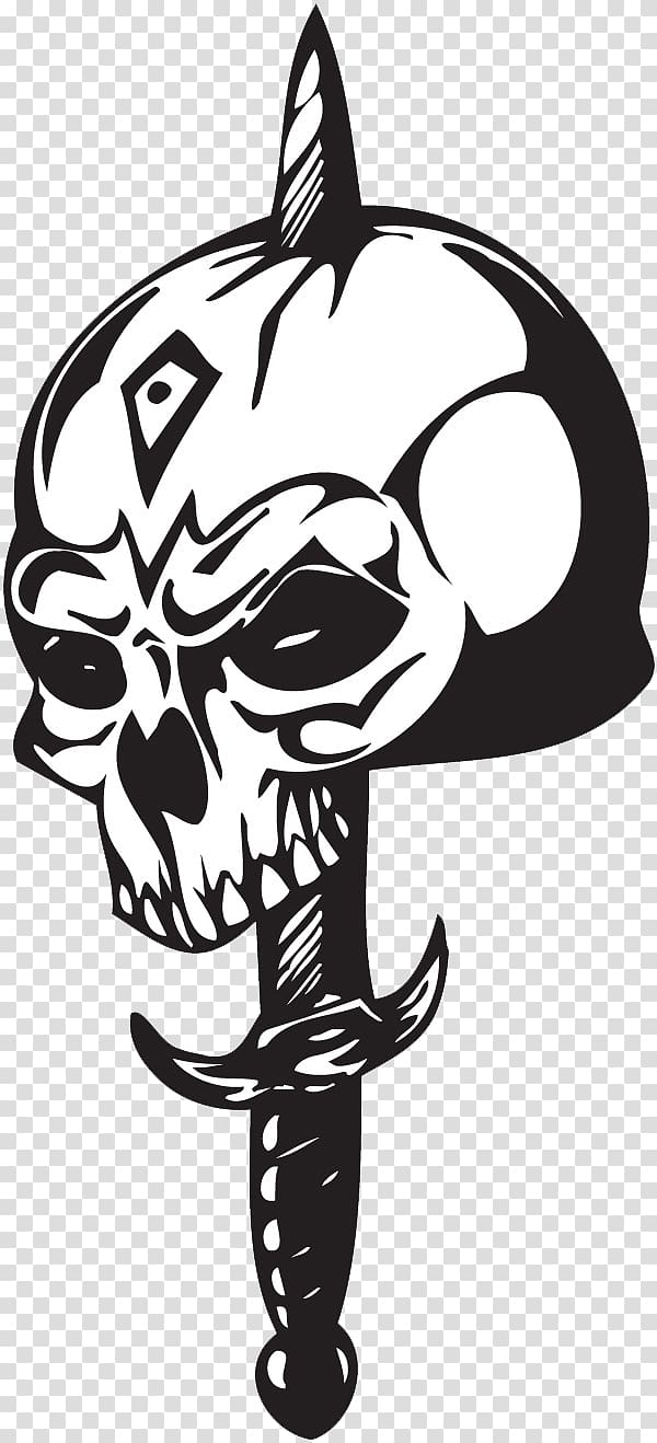 Styxx Sword of Darkness Dark-Hunter The League series Tattoo, Skull transparent background PNG clipart