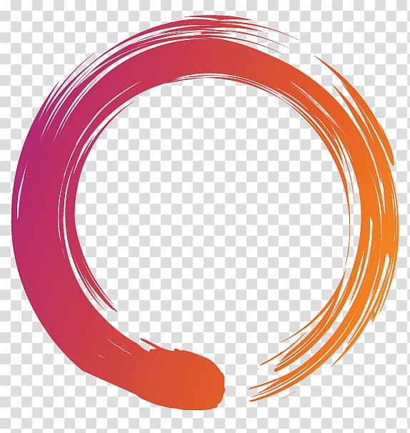 round orange and pink logo, Mindbody Inc. San Luis Obispo Business Company Booker Software, red zen circle transparent background PNG clipart