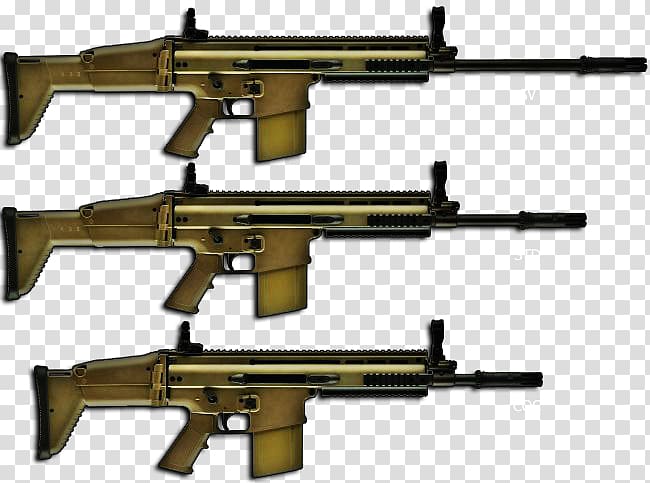 FN SCAR FN Herstal 7.62×51mm NATO Close quarters combat Firearm, fn scar transparent background PNG clipart